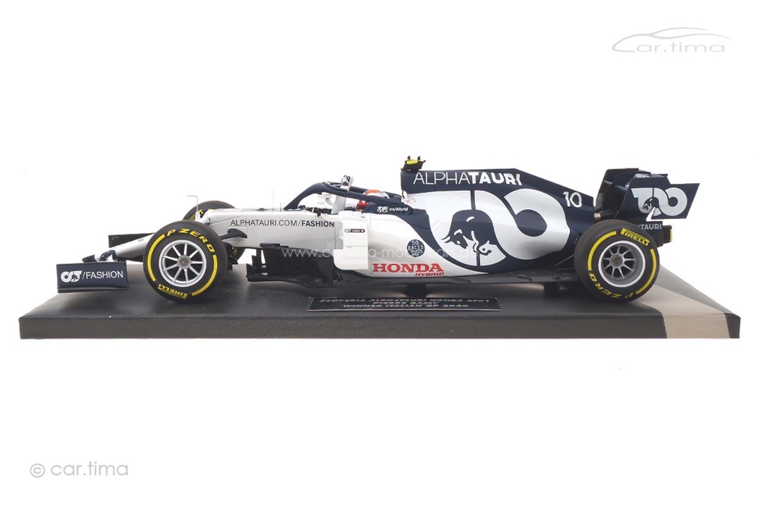 AlphaTauri AT01 Winner Italian GP 2020 Pierre Gasly Minichamps 1:18 117200810 AlphaTauri AT01 Winner Italian GP 2020 Pierre Gasly Minichamps 1:18 117200810