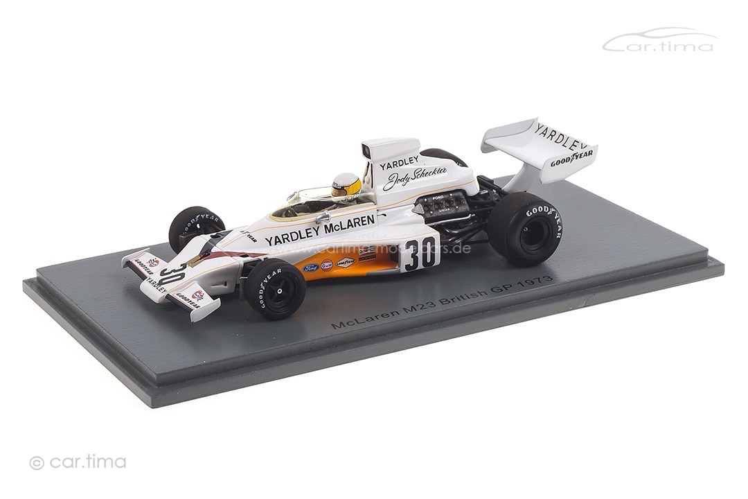 McLaren M23 GP Großbritannien 1973 Jody Scheckter Spark 1:43 S5736 McLaren M23 GP Großbritannien 1973 Jody Scheckter Spark 1:43 S5736