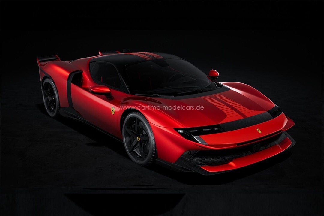 Ferrari 849 Testarossa Assetto Rosso Magma Corsa BBR 1:43 BBRC329D