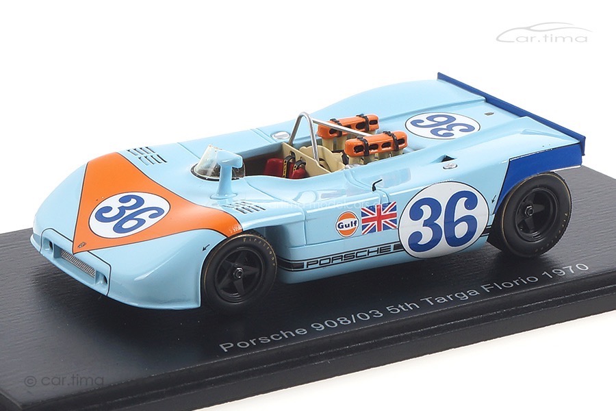 Porsche 908/03 Targa Florio 1970 Attwood/Waldegard Spark 1:43 S4625 Porsche 908/03 Targa Florio 1970 Attwood/Waldegard Spark 1:43 S4625