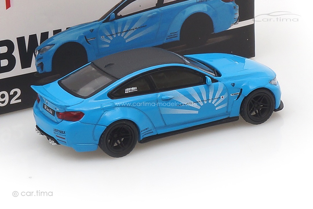 LB Works BMW M4 baby blue MINI GT 1:64 MGT00192-L