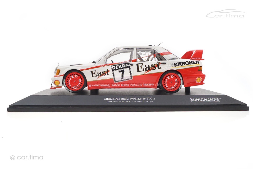 Mercedes-Benz-AMG 190E 2.5-16 EVO 2 DTM 1991 Kurt Thiim Minichamps 1:18 155913607 Mercedes-Benz-AMG 190E 2.5-16 EVO 2 DTM 1991 Kurt Thiim Minichamps 1:18 155913607