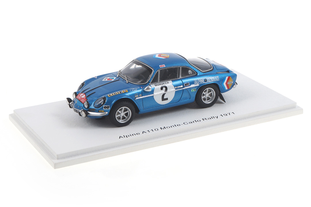 Alpine A110 Rallye Monte Carlo 1971 Nicolas/Roure Spark 1:43 S6108 Alpine A110 Rallye Monte Carlo 1971 Nicolas/Roure Spark 1:43 S6108