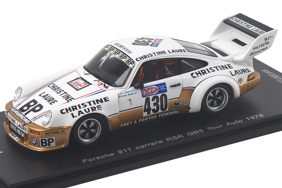Porsche 911 Carrera RSR Tour Auto 1976 Frequelin/Delaval Spark 1:43 SF099 Porsche 911 Carrera RSR Tour Auto 1976 Frequelin/Delaval Spark 1:43 SF099