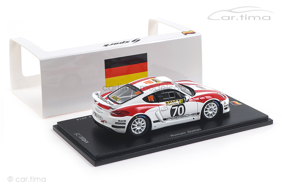Porsche Cayman GT4 Clubsport Deutschland Rallye 2018 Romain Dumas Spark 1:43 SG274
