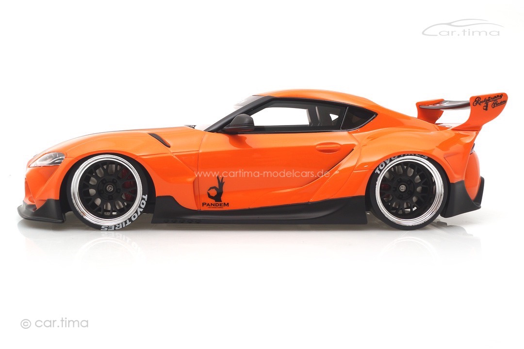 Pandem Toyota GR Supra V1.0 orange TopSpeed 1:18 TS0359 Pandem Toyota GR Supra V1.0 orange TopSpeed 1:18 TS0359