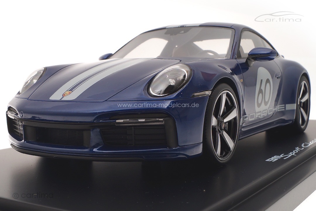 Porsche 911 (992) Sport Classic Enzianblaumet. Spark 1:18 WAP0210100PSCB
