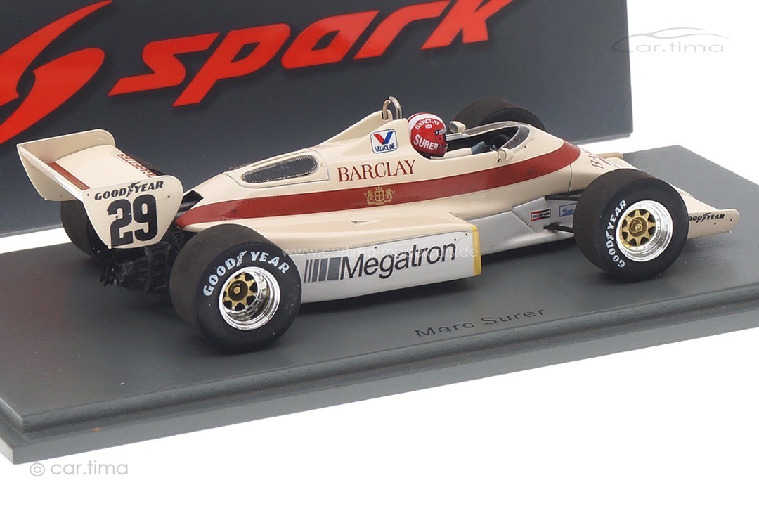Arrows A6 Detroit GP 1983 Marc Surer Spark 1:43 S5787