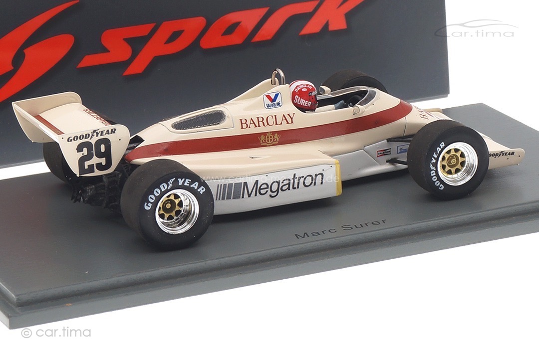 Arrows A6 Detroit GP 1983 Marc Surer Spark 1:43 S5787 Arrows A6 Detroit GP 1983 Marc Surer Spark 1:43 S5787