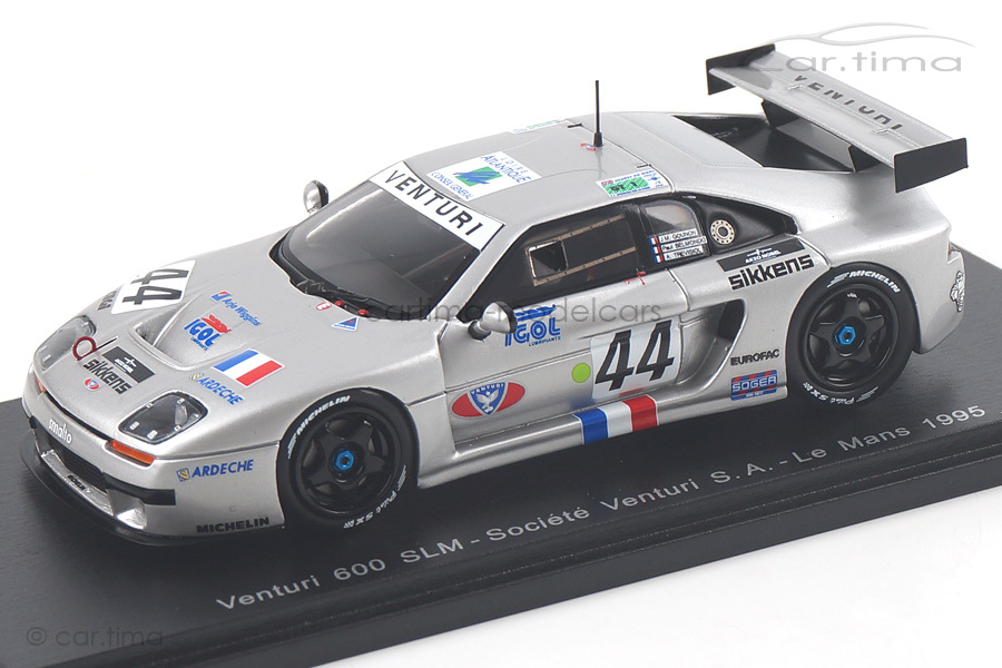 Venturi 600 SLM 24h Le Mans 1995 Belmondo/Gounon/Trevisol Spark 1:43 S2263 Venturi 600 SLM 24h Le Mans 1995 Belmondo/Gounon/Trevisol Spark 1:43 S2263