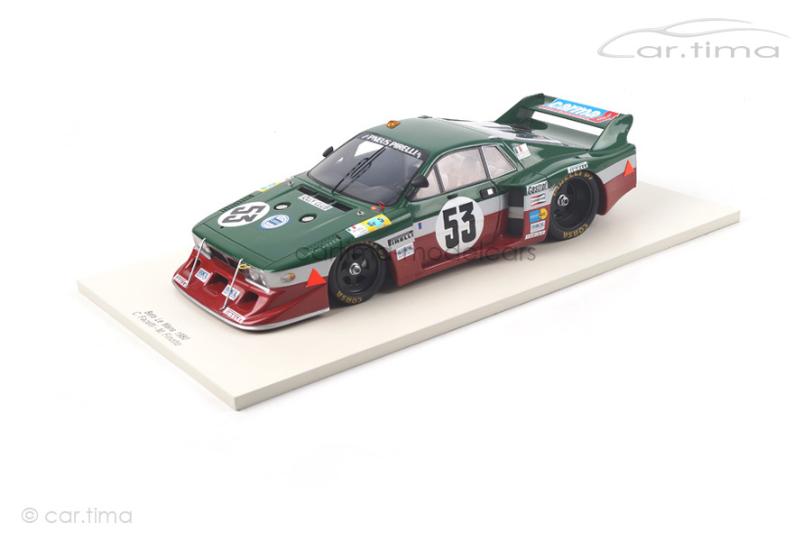 Lancia Beta Monte Carlo 24h Le Mans 1980 Facetti / Finotto Spark 1:18 18S163