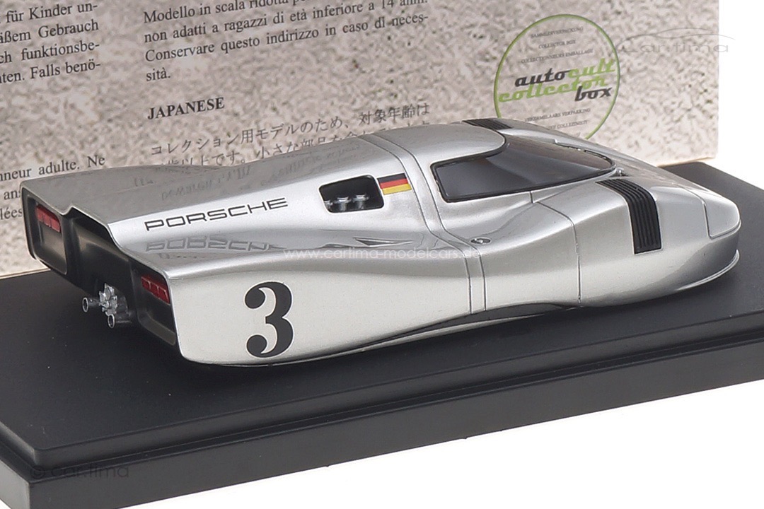 Porsche 917/20 Designstudie 1969 silber autocult 1:43 07025 Porsche 917/20 Designstudie 1969 silber autocult 1:43 07025