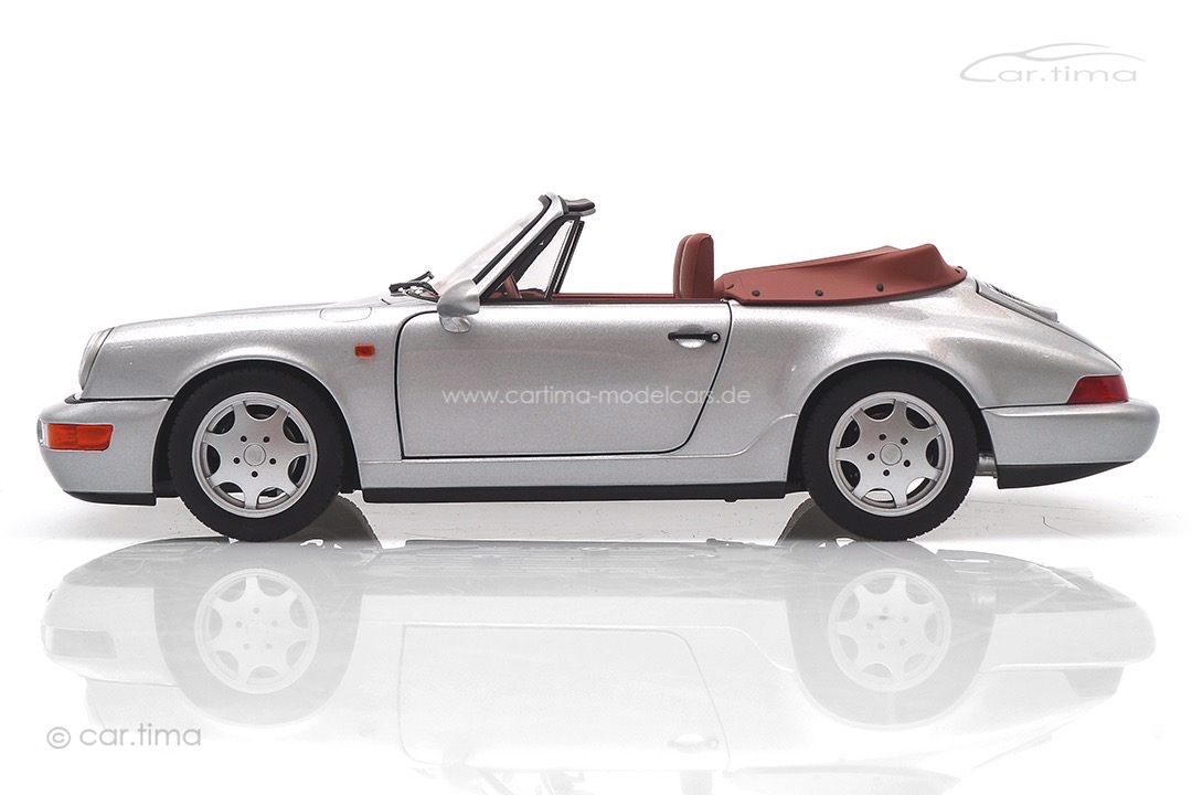 Porsche 911 (964) Carrera 2 Cabriolet 1990 silber Norev 1:18 187330 Porsche 911 (964) Carrera 2 Cabriolet 1990 silber Norev 1:18 187330