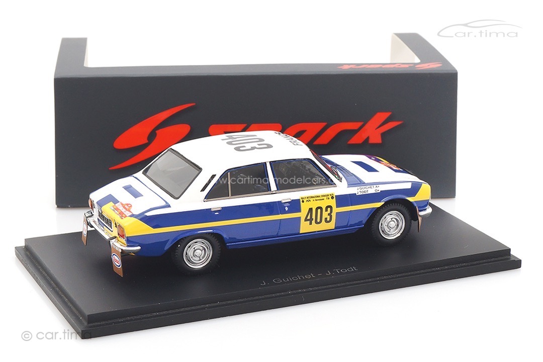 Peugeot 504 Winner Codasur Rallye 1979 Guichet/Todt Spark 1:43 S5632