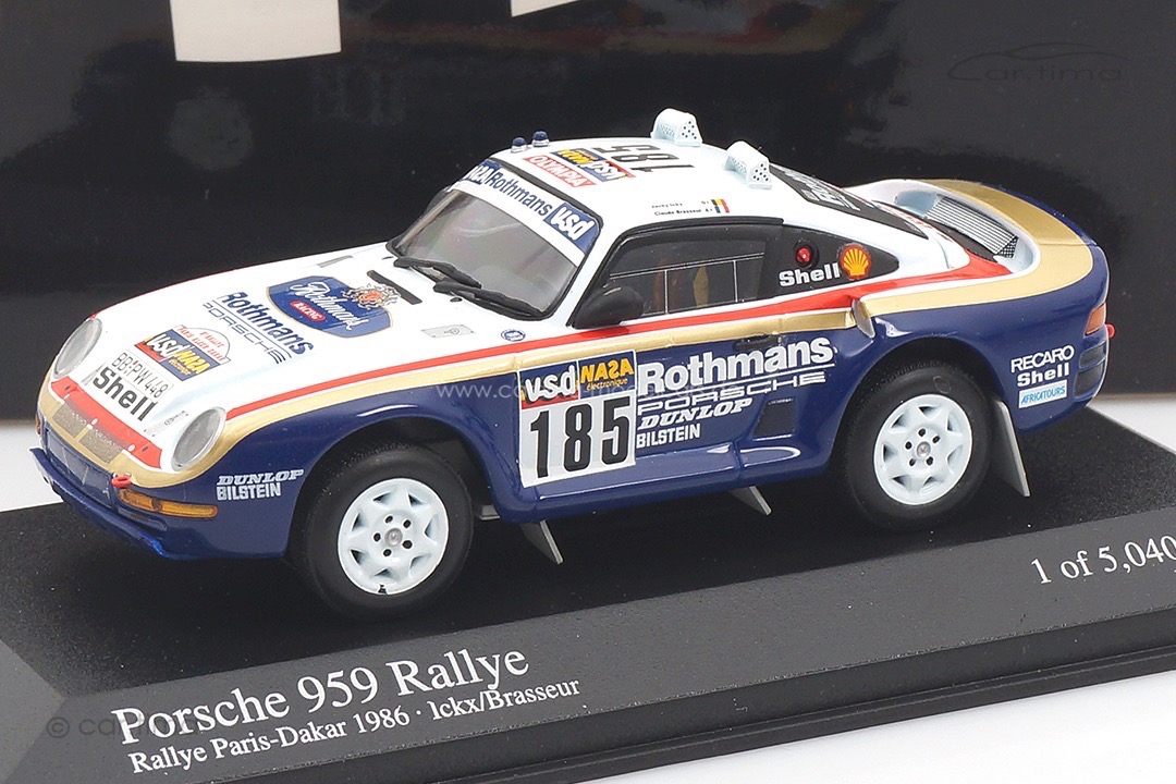 Porsche 959 Rallye Paris Dakar 1986 Ickx/Brasseur Minichamps 1:43 400866285