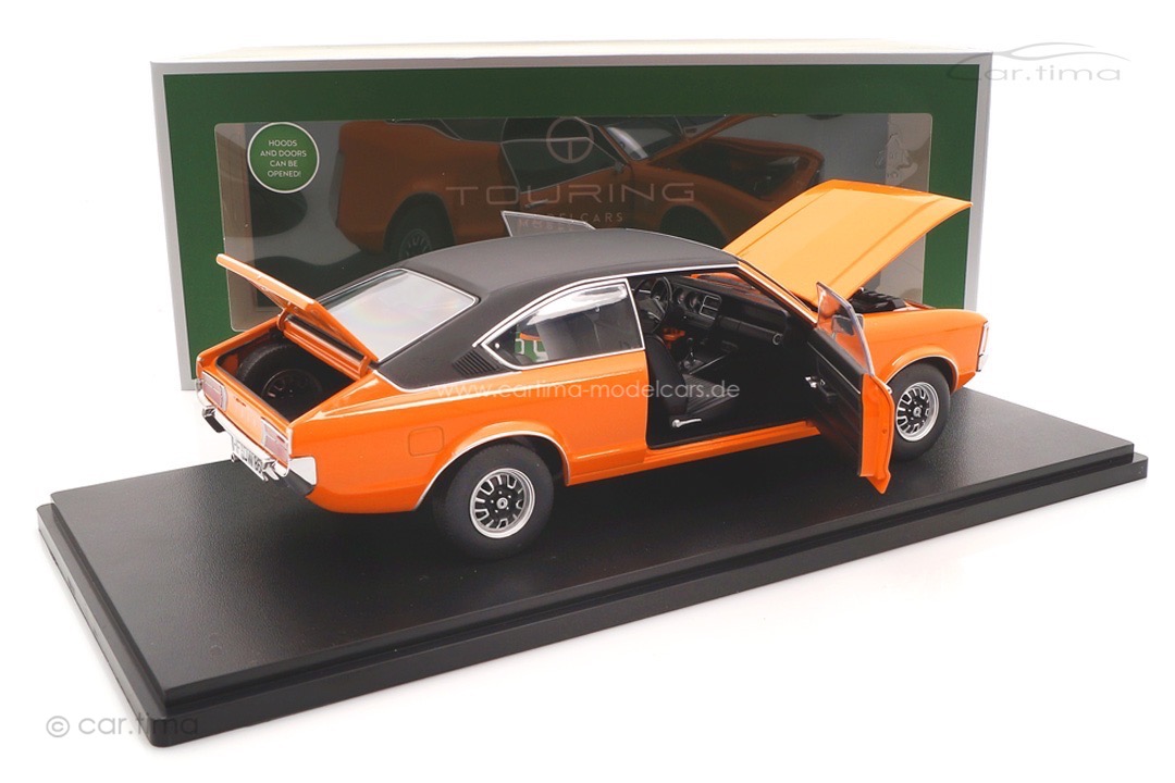Ford Granada Consul Coupé 2. Series Signalorange Touring 1:18 18080003 Ford Granada Consul Coupé 2. Series Signalorange Touring 1:18 18080003