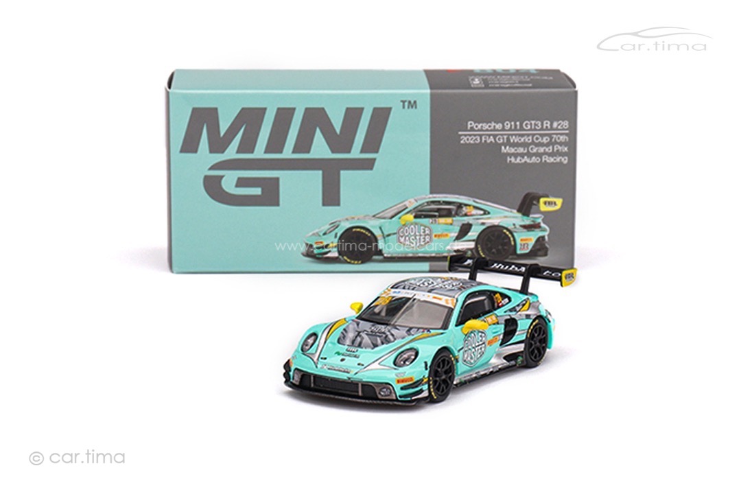 Porsche 911 (992) GT3 R Macau GP 2023 MINI GT 1:64 MGT00804-L