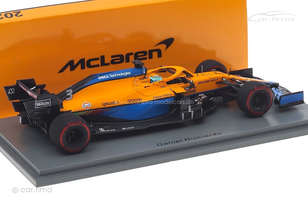 McLaren MCL35M GP Bahrain 2021 Daniel Ricciardo Spark 1:43 S7670 McLaren MCL35M GP Bahrain 2021 Daniel Ricciardo Spark 1:43 S7670