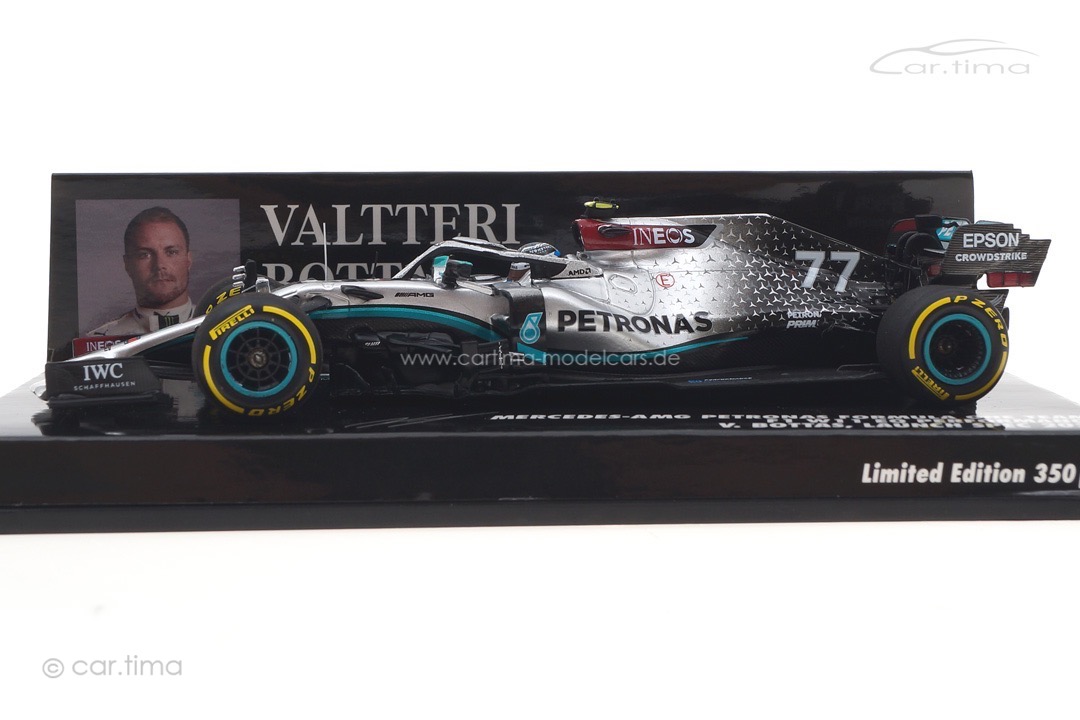 Mercedes AMG Petronas F1 W11 Launch Spec 2020 Valtteri Bottas Minichamps 1:43 410200077