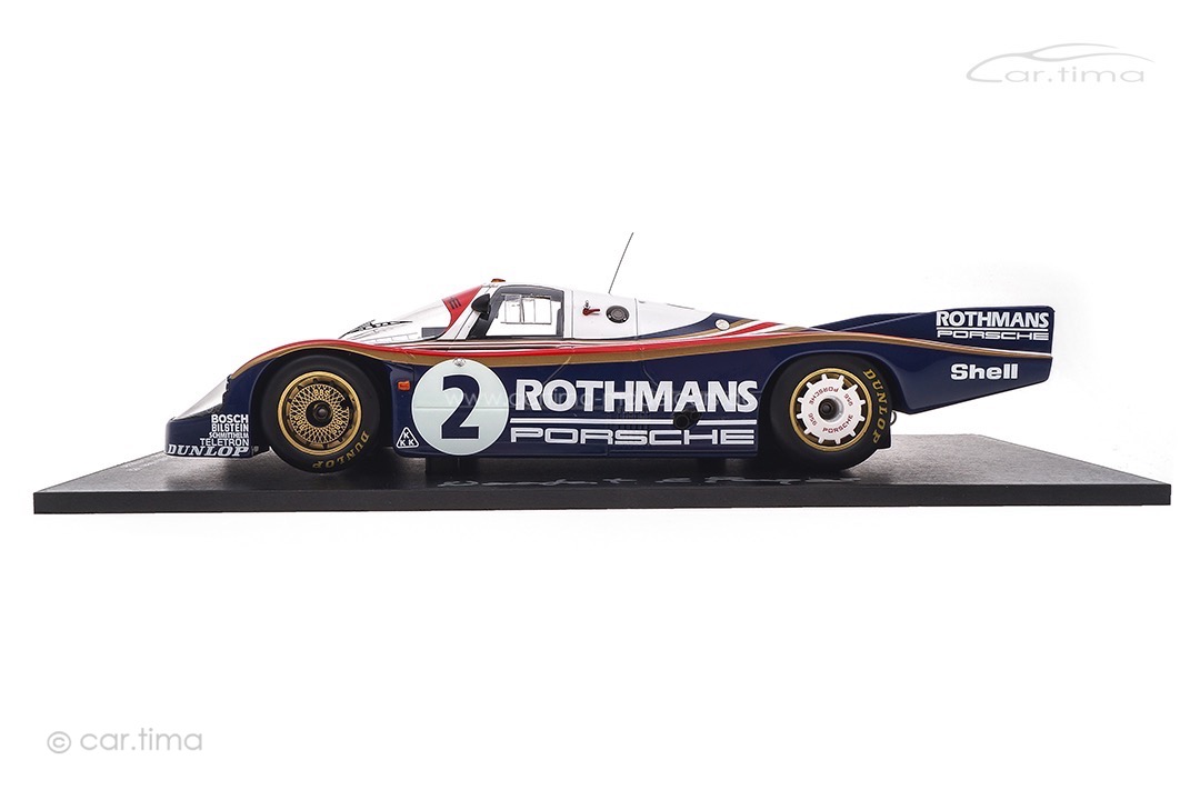Porsche 956 L 24h Le Mans 1982 Signatur Norbert Singer inkl. Vitrine Spark 1:18 18S423SIG