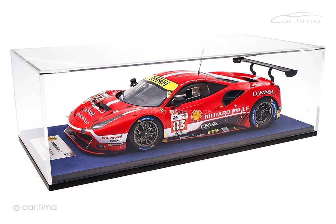 Ferrari 488 GTE EVO 24h Le Mans 2023 Perez-Companc/Rovera/Wadoux LookSmart 1:18 LS18LM037 Ferrari 488 GTE EVO 24h Le Mans 2023 Perez-Companc/Rovera/Wadoux LookSmart 1:18 LS18LM037