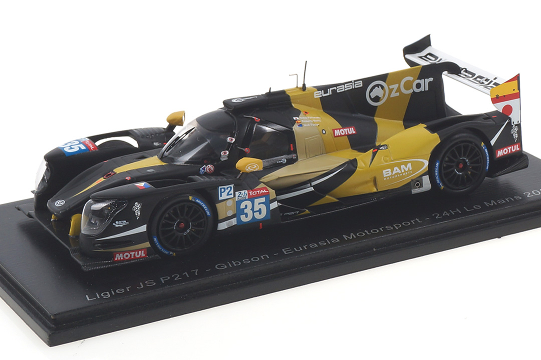 Ligier JSP217-Gibson 24h Le Mans 2020 Foster/Merhi/Yamanaka Spark 1:43 S7975 Ligier JSP217-Gibson 24h Le Mans 2020 Foster/Merhi/Yamanaka Spark 1:43 S7975