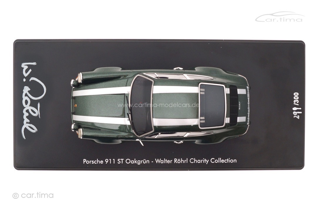 Porsche 911 ST Oakgrün Walter Röhrl Charity Collection Originalsignatur Walter Röhrl car.tima 1:43 Porsche 911 ST Oakgrün Walter Röhrl Charity Collection Originalsignatur Walter Röhrl car.tima 1:43