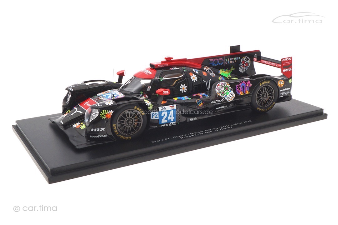 Oreca 07 24h Le Mans 2022 Sales/Bell/Hanley Spark 1:18 18S808 Oreca 07 24h Le Mans 2022 Sales/Bell/Hanley Spark 1:18 18S808