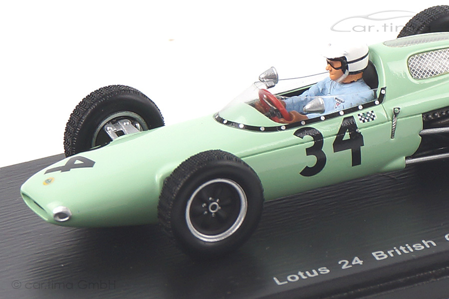 Lotus 24 GP Großbritannien 1962 Masten Gregory Spark 1:43 S2139 Lotus 24 GP Großbritannien 1962 Masten Gregory Spark 1:43 S2139