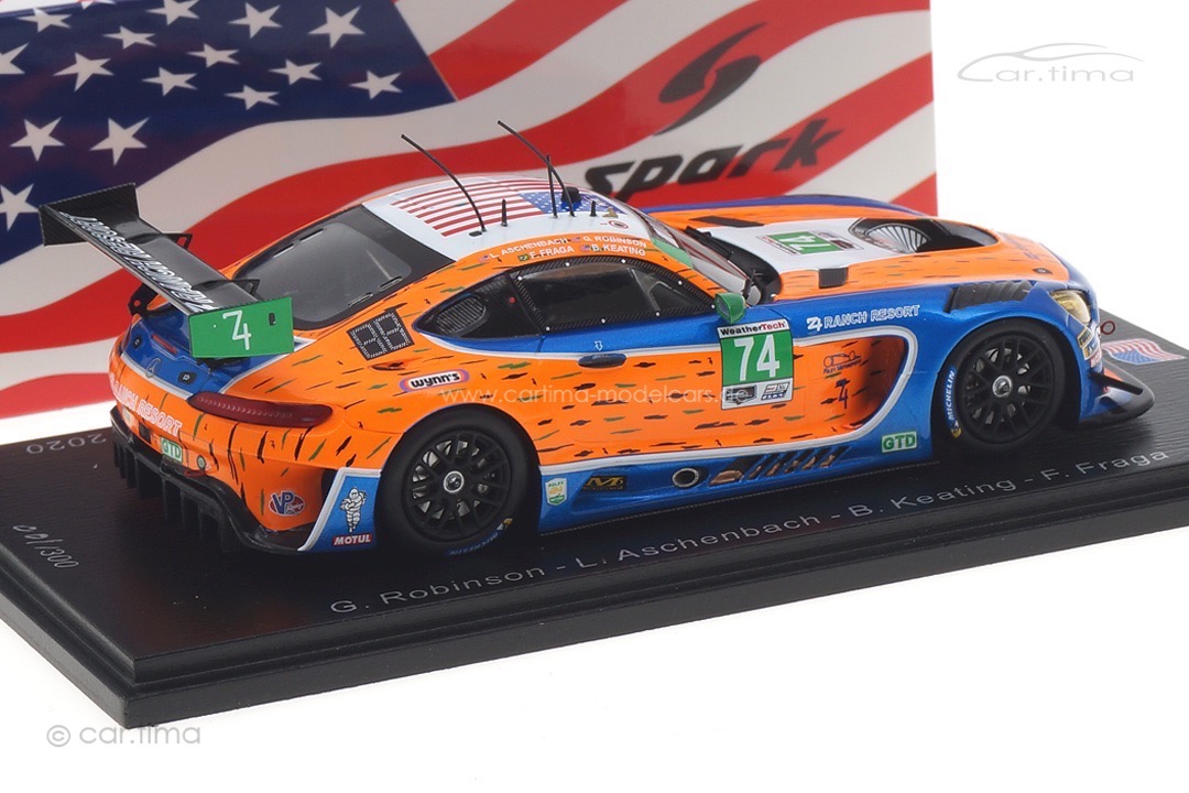 Mercedes-AMG GT3 24h Daytona 2020 Robinson/Aschenbach/Keating/Fraga Spark 1:43 US130