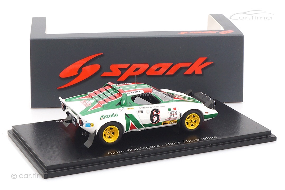 Lancia Stratos HF Rally Monte Carlo 1976 Waldegard/Thorszelius Spark 1:43 S9083