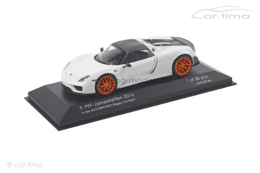 Porsche 918 Spyder Weissach Paket 9. PFF-Jahrestreffen in der Motorworld Region Stuttgart 2016