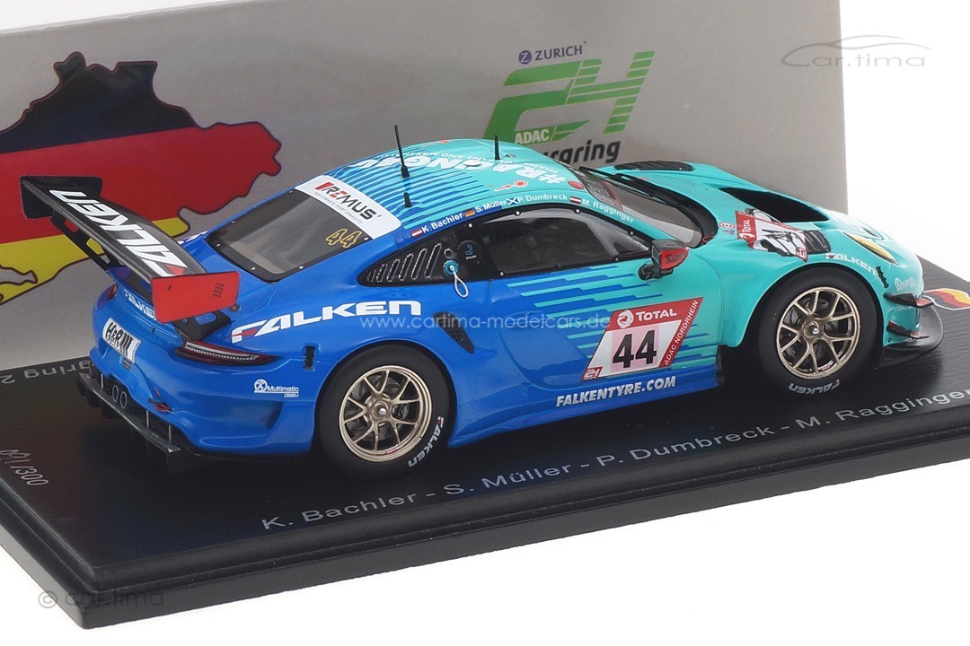 Porsche 911 GT3 R 24h Nürburgring 2020 Bachler/Engelhardt/Müller/Werner Spark 1:43 SG690