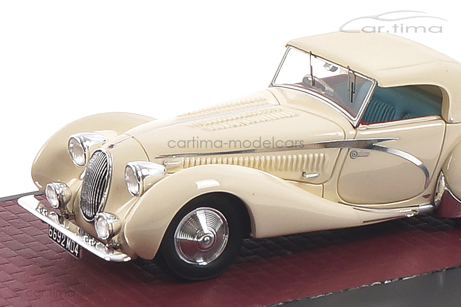Talbot-Lago T150C Cabriolet Figoni & Falaschi 1936 weiß Matrix 1:43 MX41904-032 Talbot-Lago T150C Cabriolet Figoni & Falaschi 1936 weiß Matrix 1:43 MX41904-032