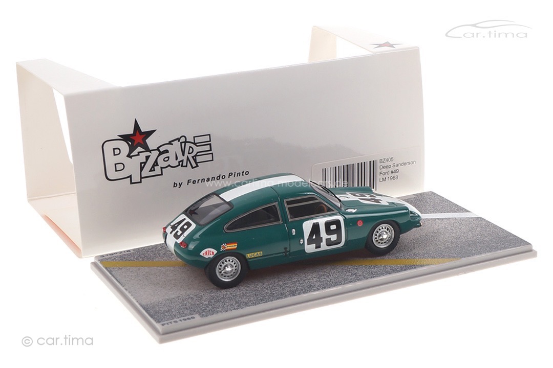 Deep Sanderson 302 Ford 24h Le Mans 1968 Lawrence/Wingfield Bizarre 1:43 BZ405 Deep Sanderson 302 Ford 24h Le Mans 1968 Lawrence/Wingfield Bizarre 1:43 BZ405