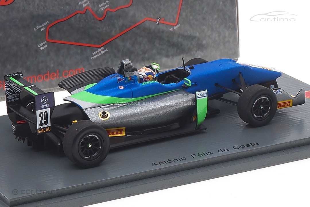 Dallara F3 Winner Macau GP 2016 Antonio Félix da Costa Spark 1:43 43MF16 Dallara F3 Winner Macau GP 2016 Antonio Félix da Costa Spark 1:43 43MF16