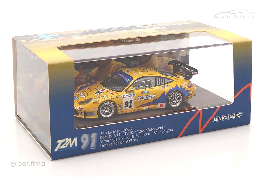 Porsche 911 (996) GT3 RS 24h Le Mans 2006 de Fournoux/Konopka/Yamagishi Minichamps 1:43 403066991