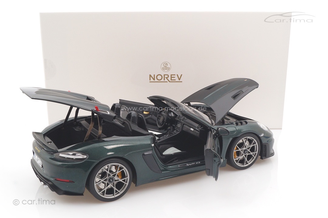 Porsche 718 (982) Spyder RS Weissach Paket Tannengrün Norev 1:18 187272