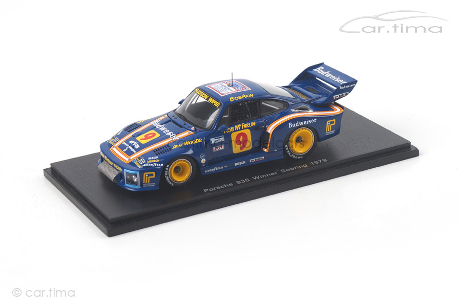 Porsche 935 Winner 12h Sebring 1979 Akin/McFarlin/Woods Spark 1:43 43SE79 Porsche 935 Winner 12h Sebring 1979 Akin/McFarlin/Woods Spark 1:43 43SE79