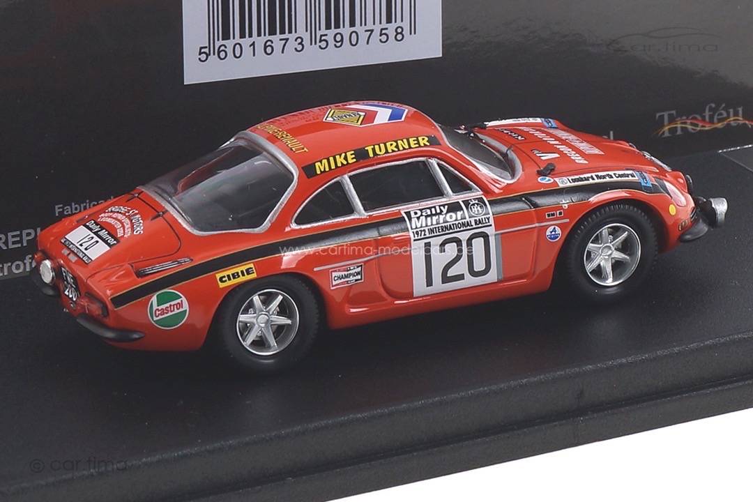 Alpine-Renault A110 RAC Rally 1972 Price/Poole Trofeu 1:43 RRUK55 Alpine-Renault A110 RAC Rally 1972 Price/Poole Trofeu 1:43 RRUK55
