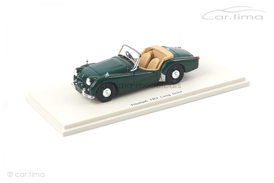 Triumph TR2 Long door grün Spark 1:43 S0498