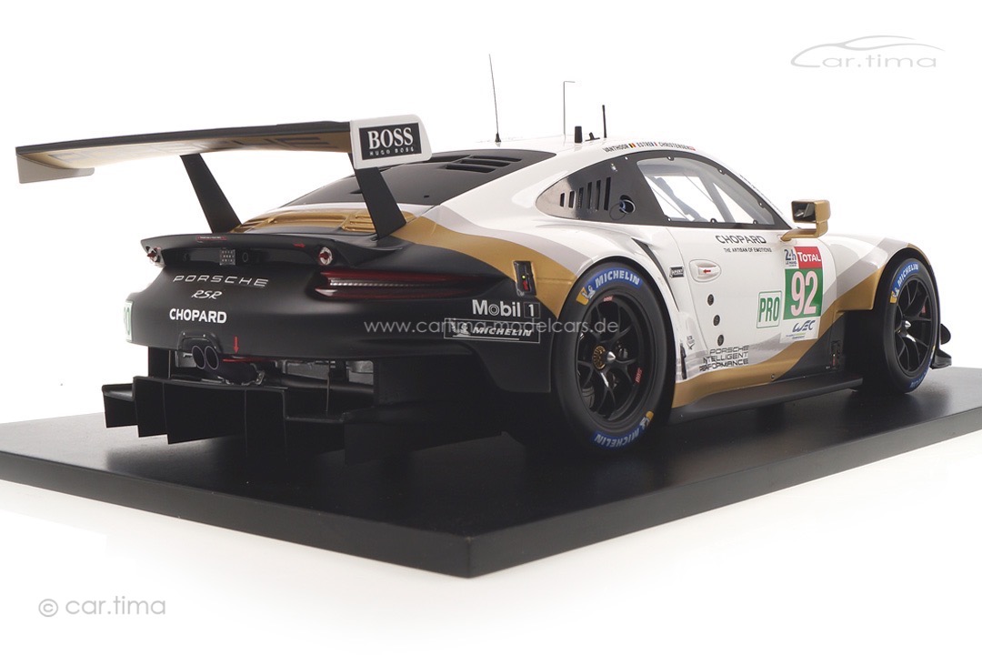 Porsche 911 RSR 24h Le Mans 2019 Estre/Christensen/Vanthoor Spark 1:12 12S018 Porsche 911 RSR 24h Le Mans 2019 Estre/Christensen/Vanthoor Spark 1:12 12S018