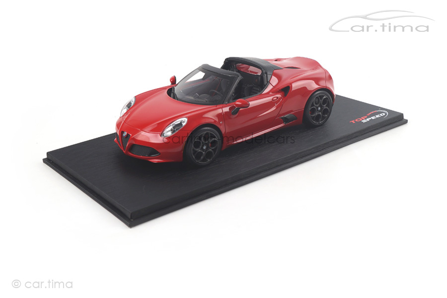 Alfa Romeo 4C Spider Rosso Alfa TopSpeed 1:18 TS0016 Alfa Romeo 4C Spider Rosso Alfa TopSpeed 1:18 TS0016