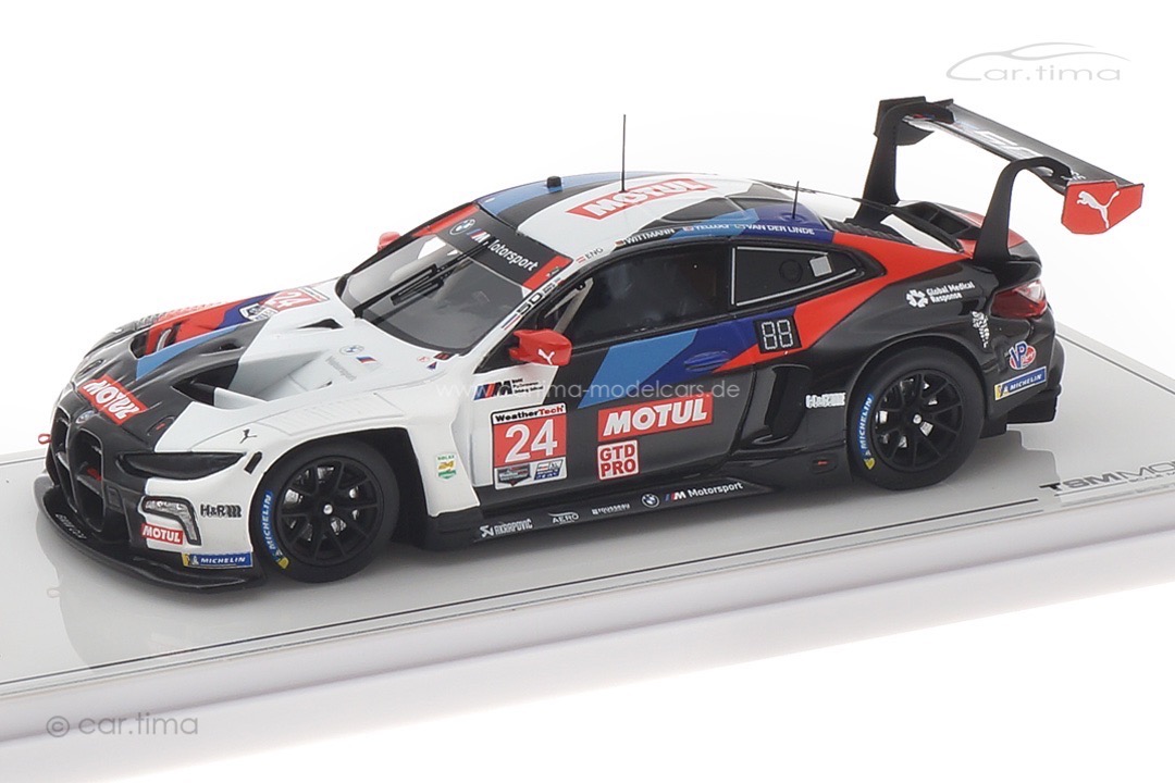 BMW M4 GT3 24h Daytona 2022 Eng/Yelloly/van der Linde/Wittmann TSM 1:43 TSM430608 BMW M4 GT3 24h Daytona 2022 Eng/Yelloly/van der Linde/Wittmann TSM 1:43 TSM430608