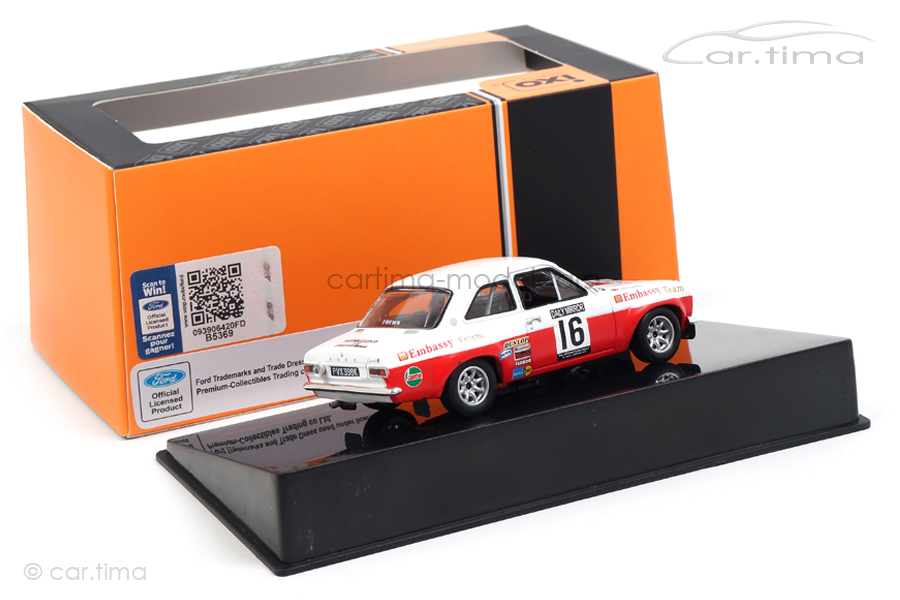 Ford Escort MK II RS 1600 RAC Rally 1971 Mäkinen/Liddon IXO 1:43 RAC260 Ford Escort MK II RS 1600 RAC Rally 1971 Mäkinen/Liddon IXO 1:43 RAC260