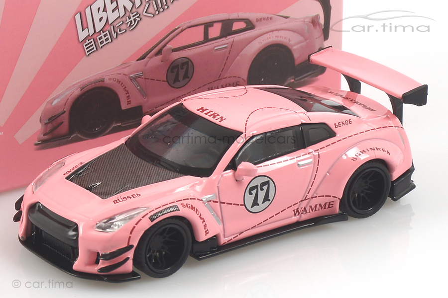 LB Works Nissan GT-R R35 (LHD) Pink Pig MINI GT 1:64 MGT00076-L