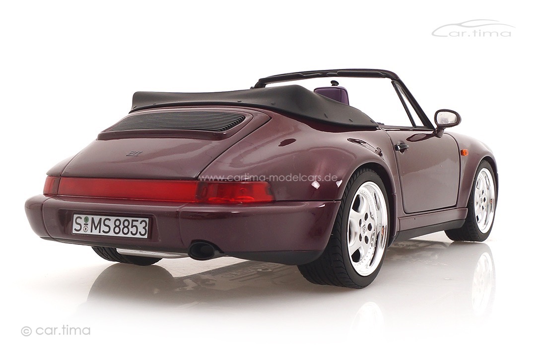 Porsche 911 (964) Turbolook Cabriolet Amethyst met. Norev 1:18 187141