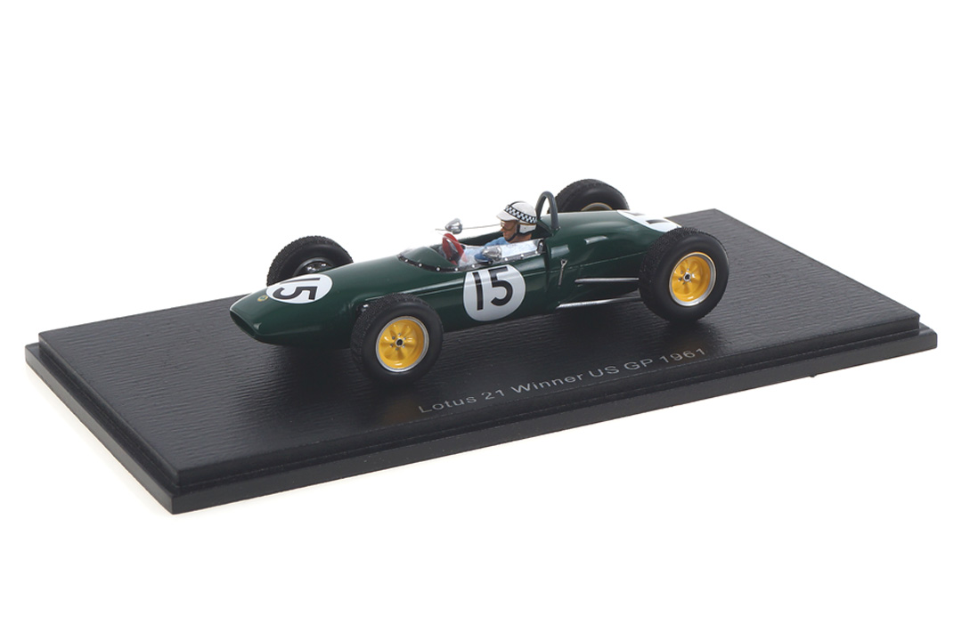 Lotus 21 Winner US GP 1961 Innes Ireland Spark 1:43 S7136 Lotus 21 Winner US GP 1961 Innes Ireland Spark 1:43 S7136