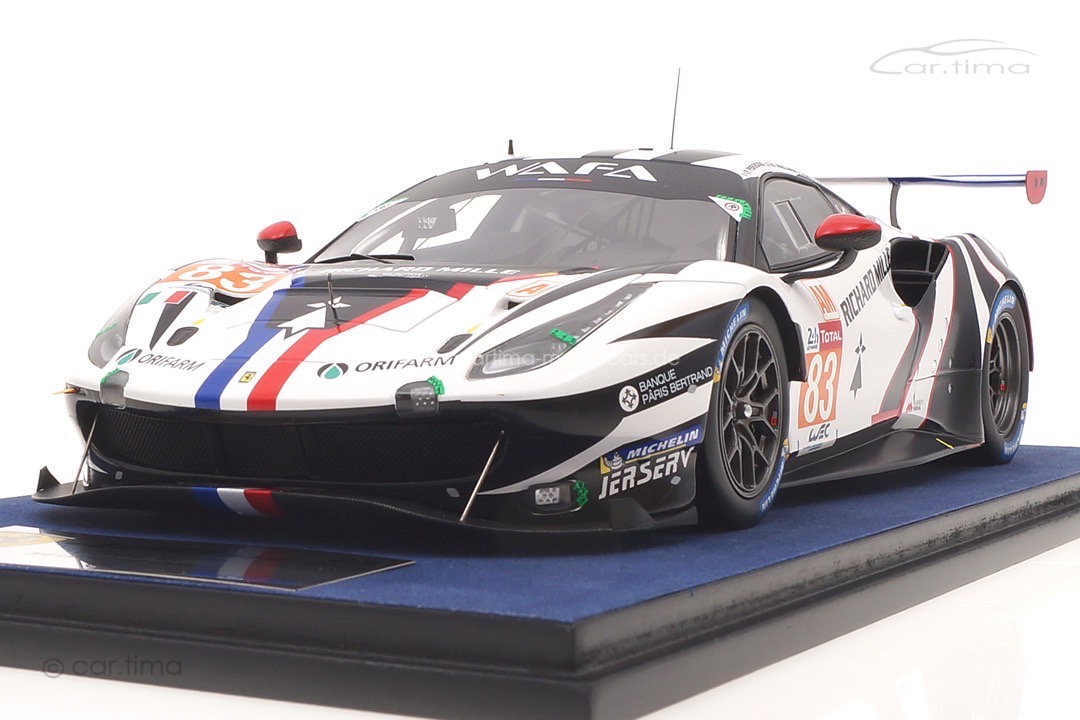 Ferrari 488 GTE Evo 24h Le Mans 2020 Collard/Nielsen/Perrodo LookSmart 1:18 LS18LM025