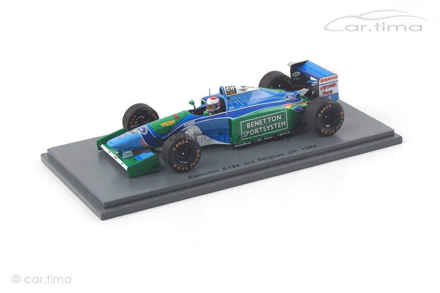 Benetton B194 GP Belgien 1994 Jos Verstappen Spark 1:43 S4483 Benetton B194 GP Belgien 1994 Jos Verstappen Spark 1:43 S4483